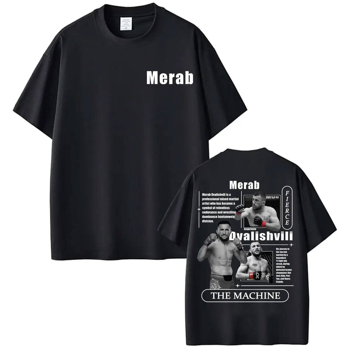 Футболка Merab Dvalishvili Fierce The Machine Fan Gifts, мужская одежда, модные классические футболки, летние топы, хлопковые футболки