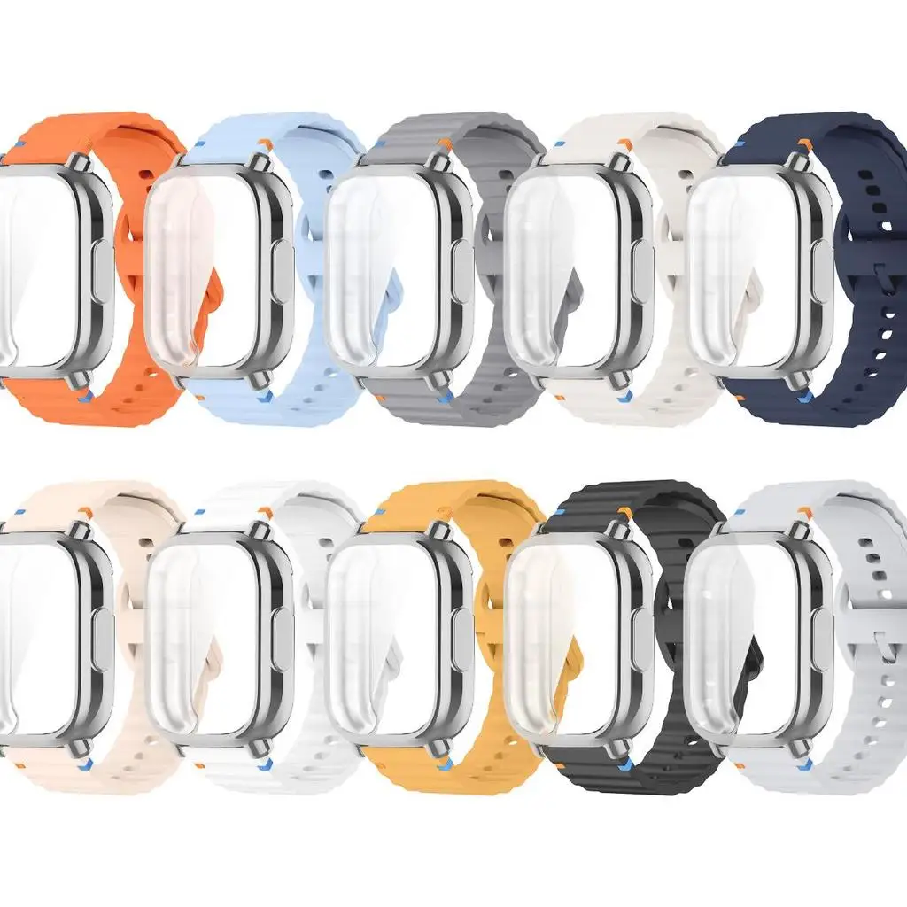 Silikonarmband-Hülle für vollständig abdeckende TPU-Soft-Shell-Hülle für Redmi 3 Active 3 Lite 5 Active 5 Lite für Redmi Watch 5 4 Zubehör