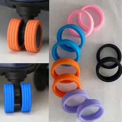 8PCS Luggage Wheels Protector Silicone Wheels Caster Shoes Travel Luggage Suitcase Reduce Noise Wheels Guard Cover Accessories