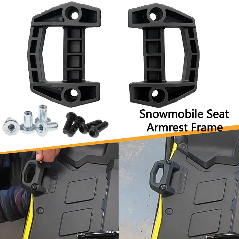 Luggage Rack Base for Ski-Doo LinQ Maverick Sport MAX Defender Maverick Trail Fastener Snowmobile Seat Armrest 860201806