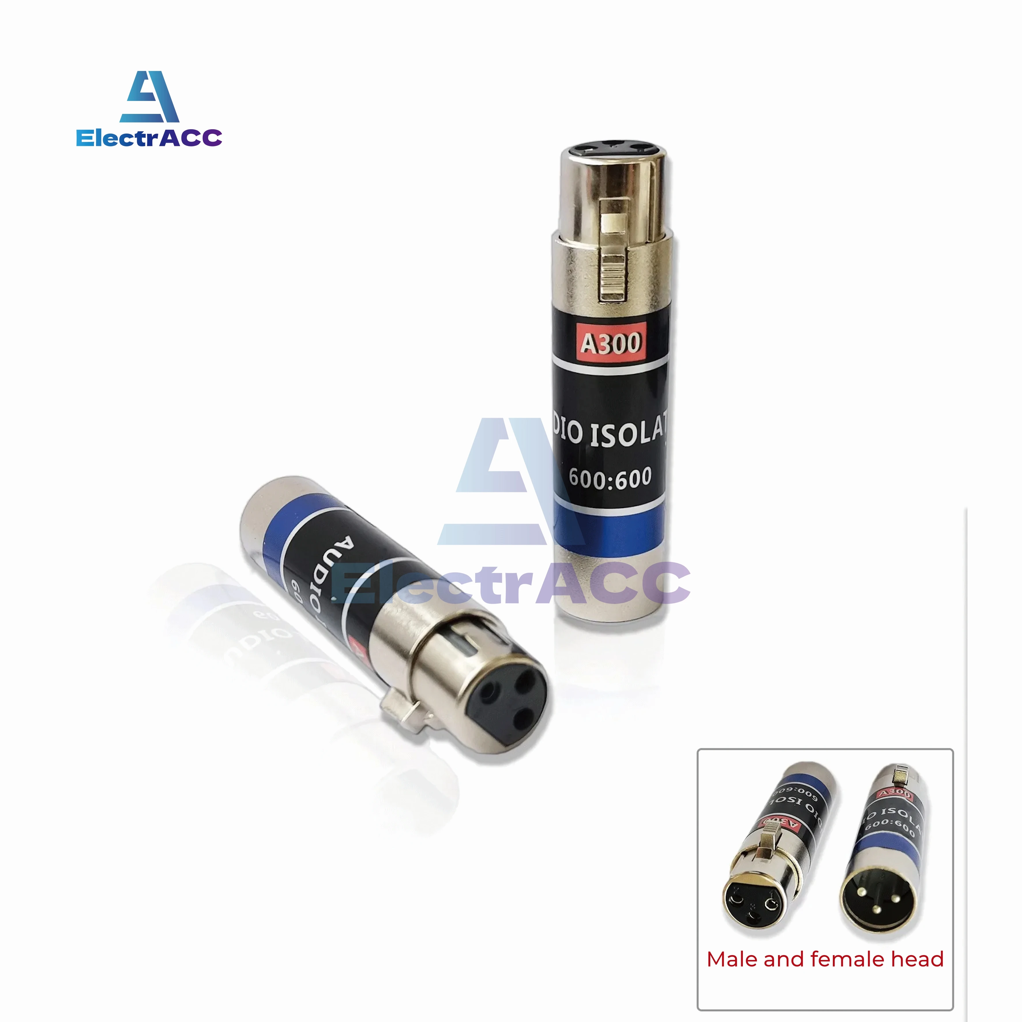 XLR Head Audio Isolator Current Elimination Sound Common Ground Anti-interference Power Amplifier Mixer Conference Room A300