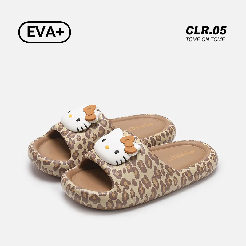 Anime Hello Kitty Women Cool Slippers Summer Sanrios Indoor Home Shoes Bathroom Eva Non Slip Fashion Girl Sweet Beach Slippers - view 2
