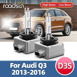 2 pcs HID Kit Xenon Bulbs Replacement Headligght Car Light 12V 35W D3S Lamps 6000K Headlamps For Audi Q3 2013 2014 2015 2016