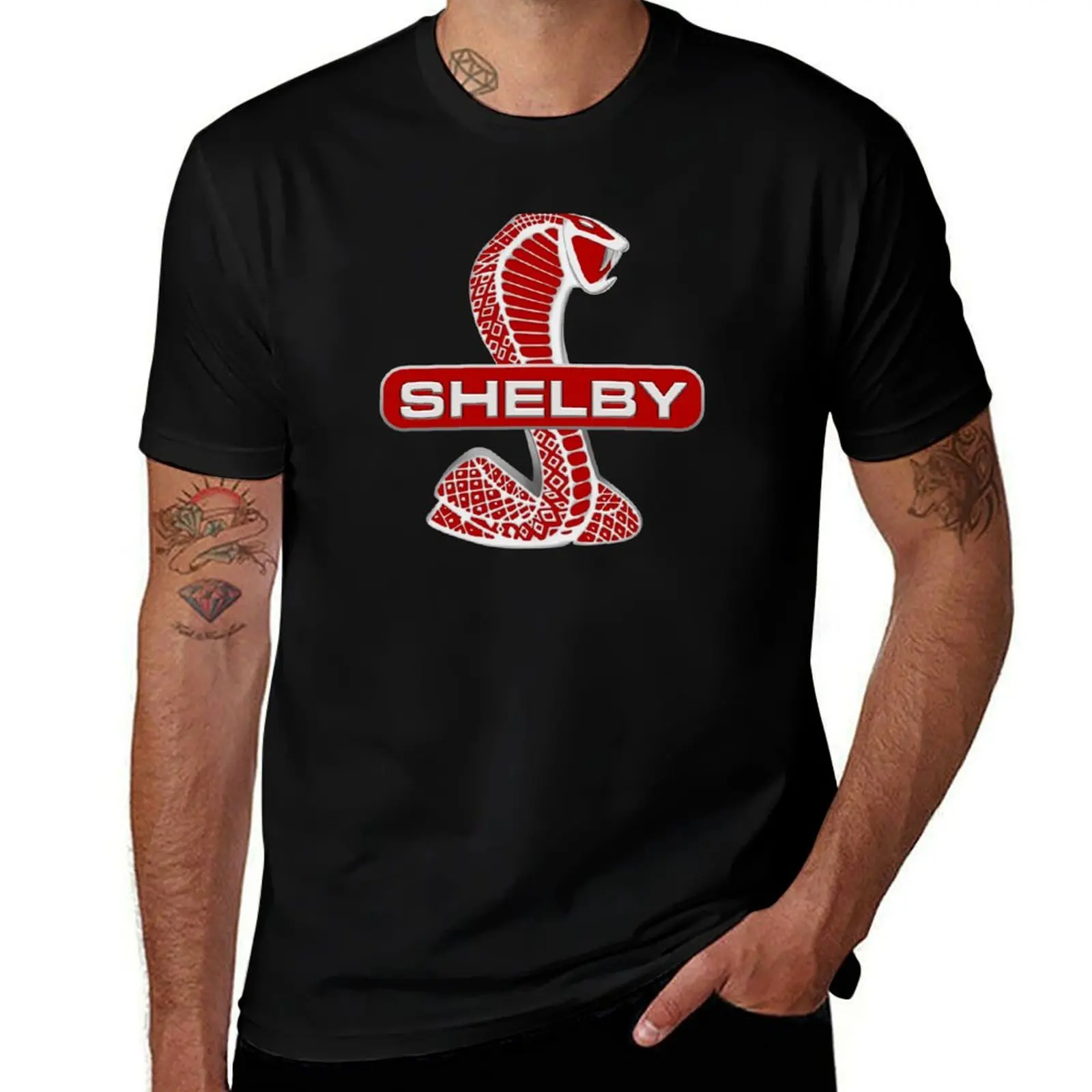 

Shelby Cobra Car T-Shirt man clothes basketball graphic tees customizeds t shirt for men