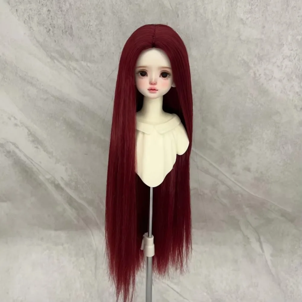 Simulation Doll Modify Modeling 1/3&1/4&1/6 Wig Children Toy Doll Can Be Manually Trimmed Long Hair BJD Doll DIY Straight Hair