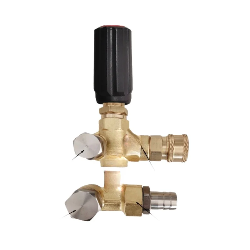 Pressure regulating valve assembly High pressure plunger pump Washing machine Large flow high pressure reducing valve