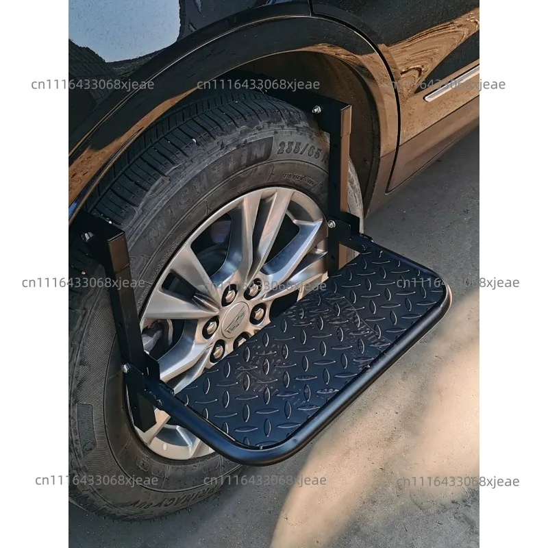 Tire Step Ladder Portable Climbing Ladder Vehicle Foot Pedal Stair Access Tool