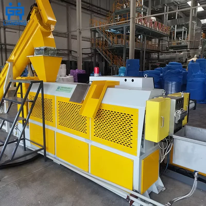 High Output HDPE PP PS ABS Flakes Plastic Recycling Pelletizing Line Film Pelletizing Machine