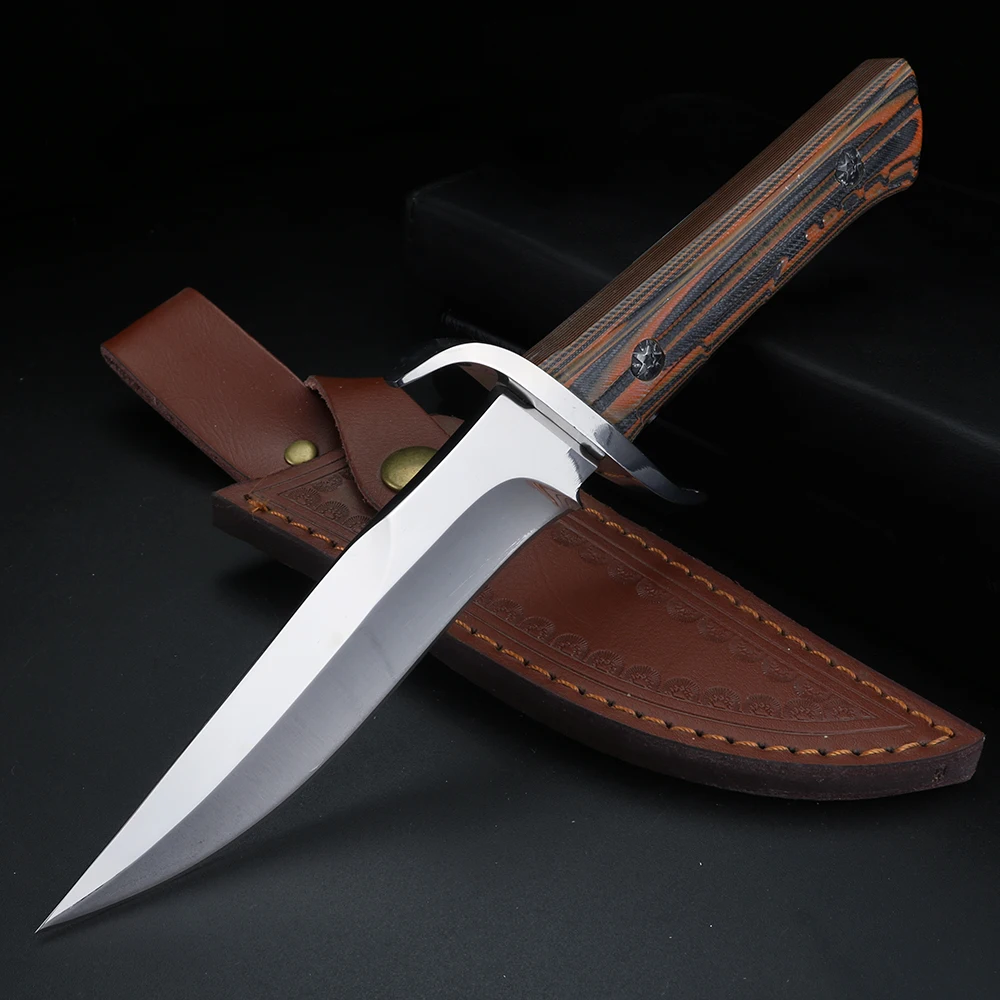 

XUANFENG Outdoor Fixed Blade Knife High Hardness Jungle Tools Field Survival Camp Self Defense Hunting Knife EDC