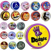 2025 ALL Styles Spot It Jr Dobble Juego Cards Game Pikachu Friends Pixar Board Cartoon Kids Gifts