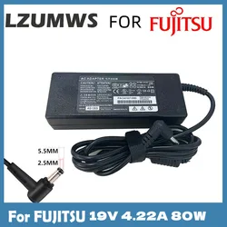 19V 4.22A 80W 5.5*2.5mm Laptop Charger Power For Fujitsu Notebook Adapter  ADP-80N AH531 AH550 B6220  AH532 AH530 AH522