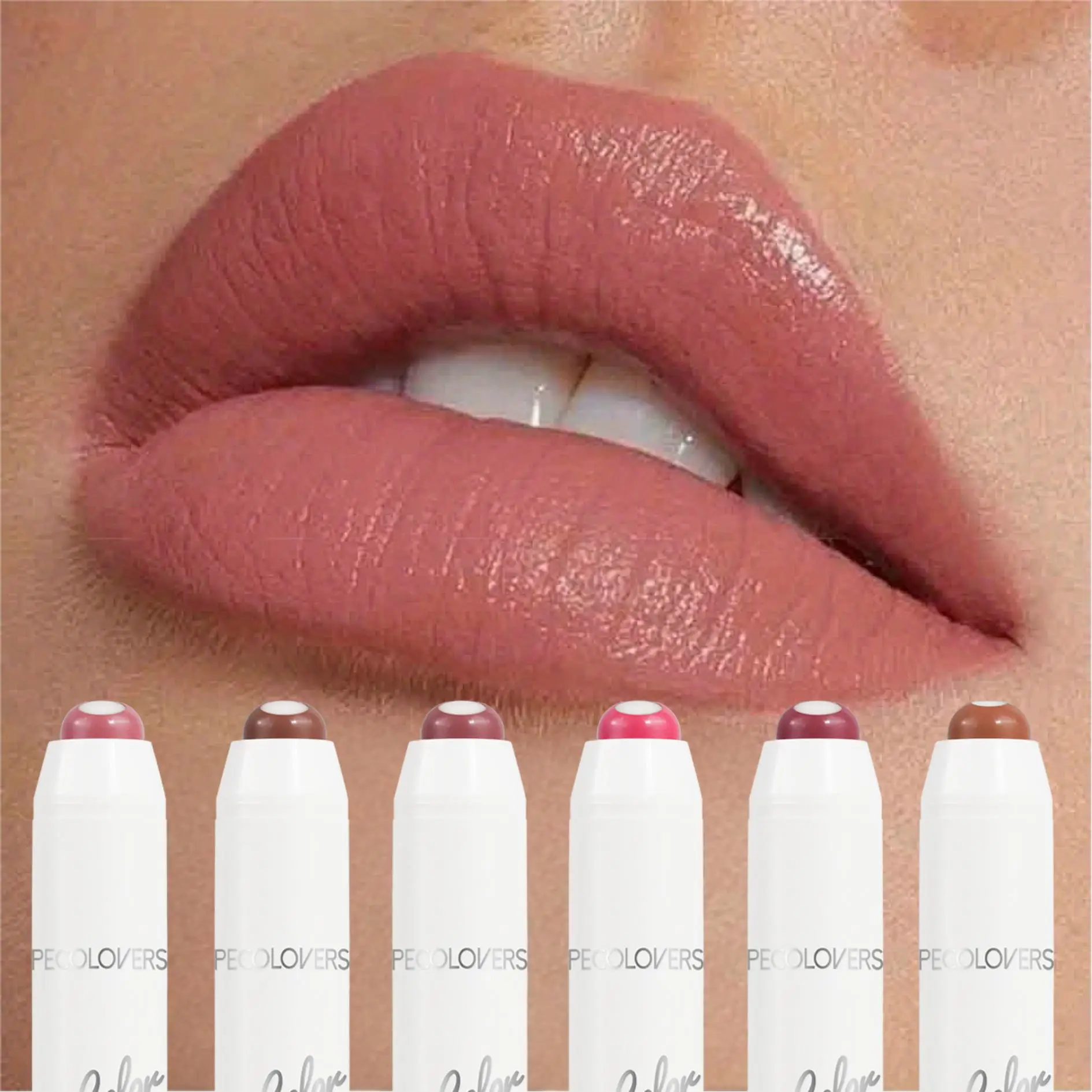 

Sandwich Lipstick,2-in-1 Moisturizing & Long-Lasting, Non-Stick,Lip Stain,Matte Lipstick Pencil