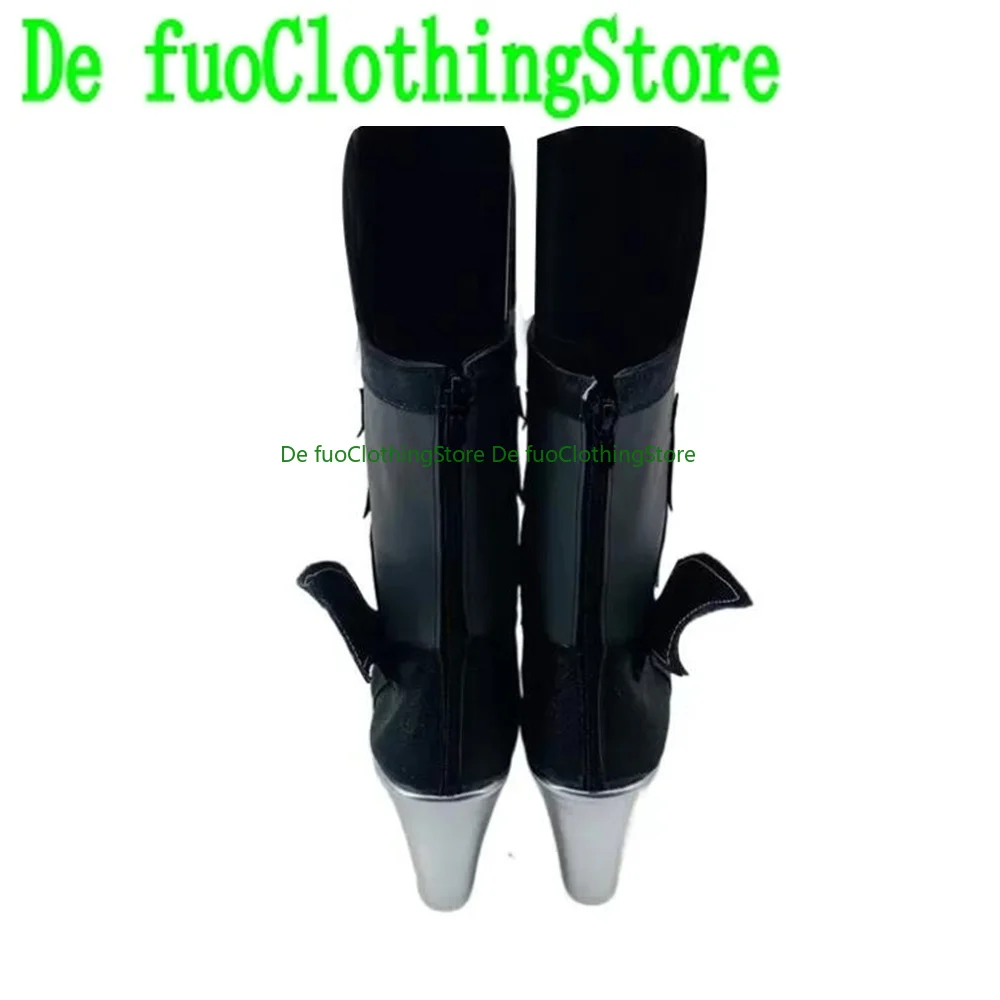DefuoClothing Store Fischl Genshin Impact Cosplay Schoenen Laarzen Game Game Anime Karakter Party Props Halloween Kleding
