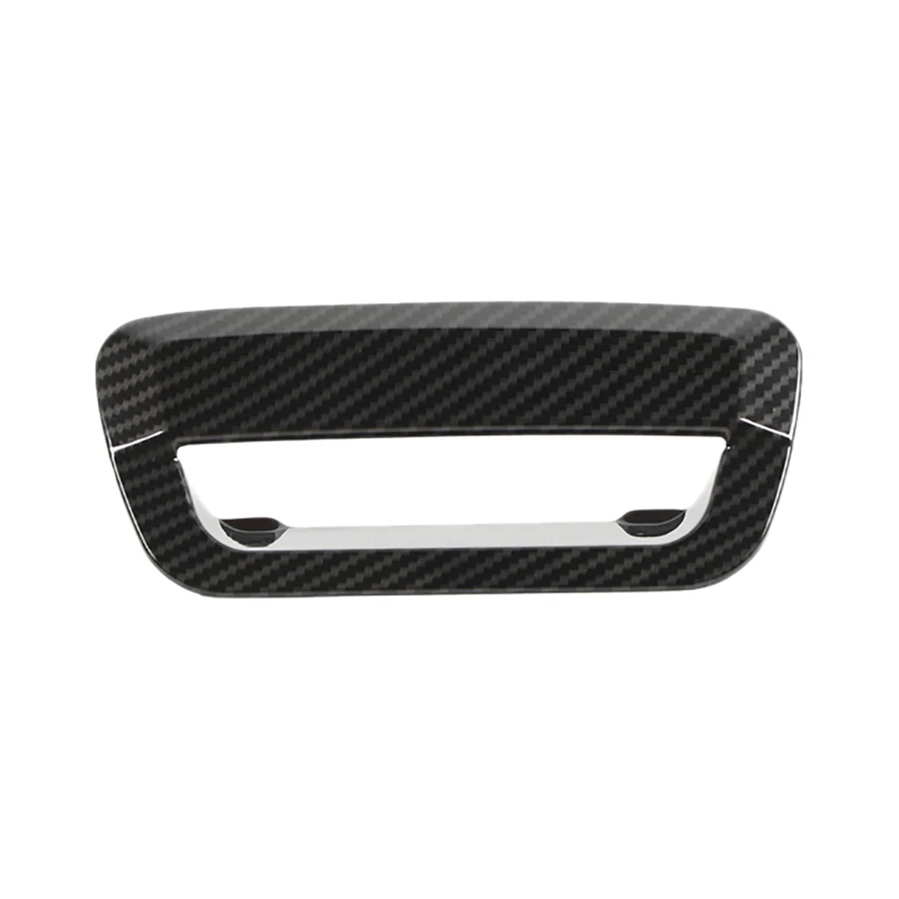 

Car Carbon Fiber Tailgate Door Grab Handle Decoration Cover Trim for Dodge Durango/For Jeep Grand Cherokee