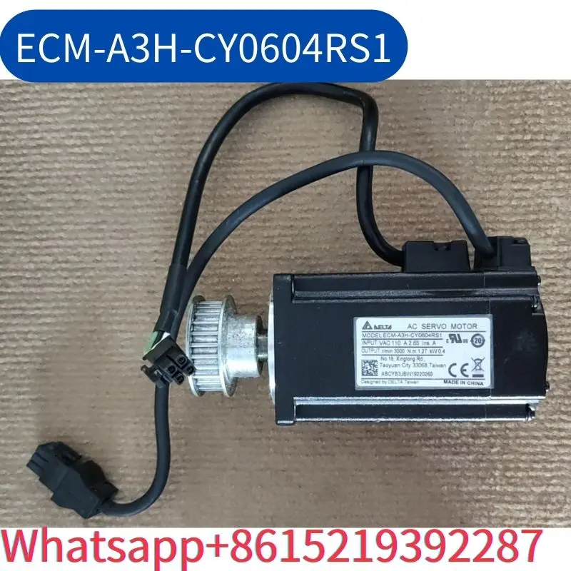 

second-hand Delta Servo motor ECM-A3H-CY0604RS1 400W tested ok