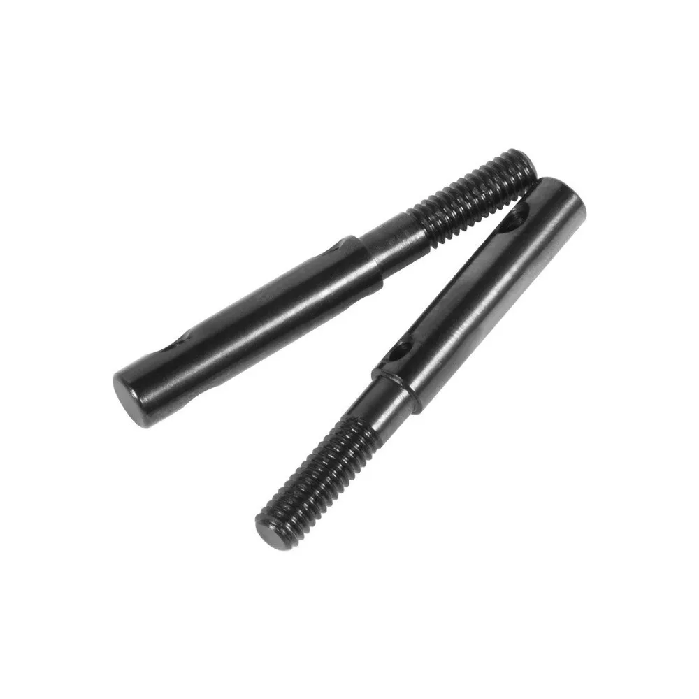 New 1/10 RC Car Front CVD 3-Section Black Straight Axle CVD Hard Steel Constant Velocity RC Crawler Parts RC Accessories