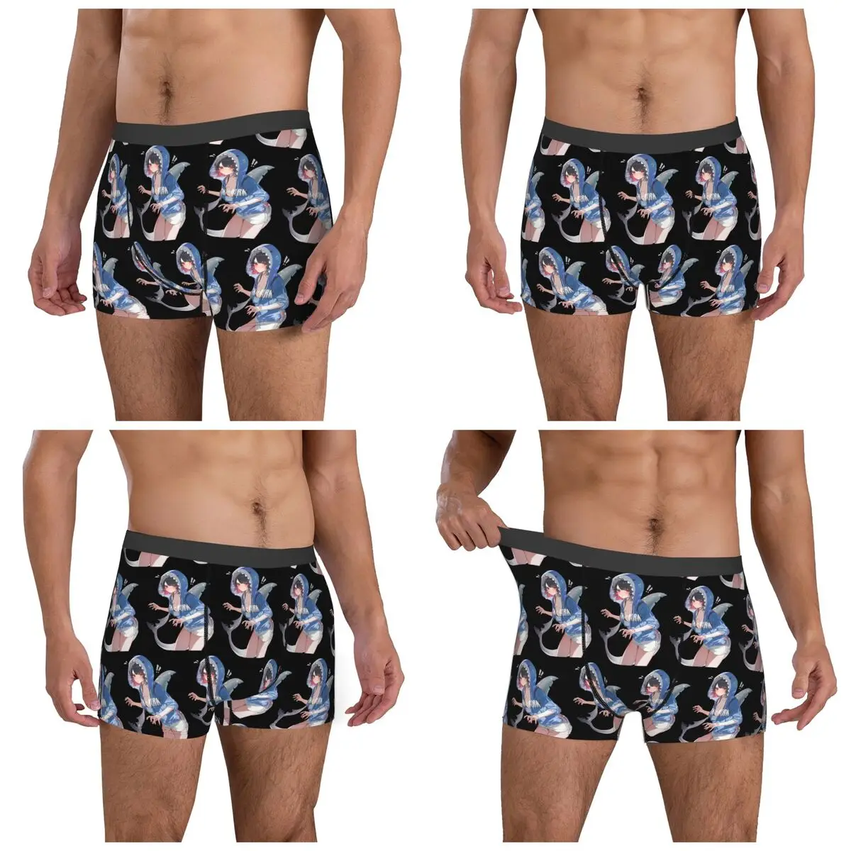 Calzoncillos tipo bóxer, pantalones cortos, marca Ellen Joe, colección Zenless Zone Zero, ropa interior transpirable para hombre, regalo para él o para tu pareja.