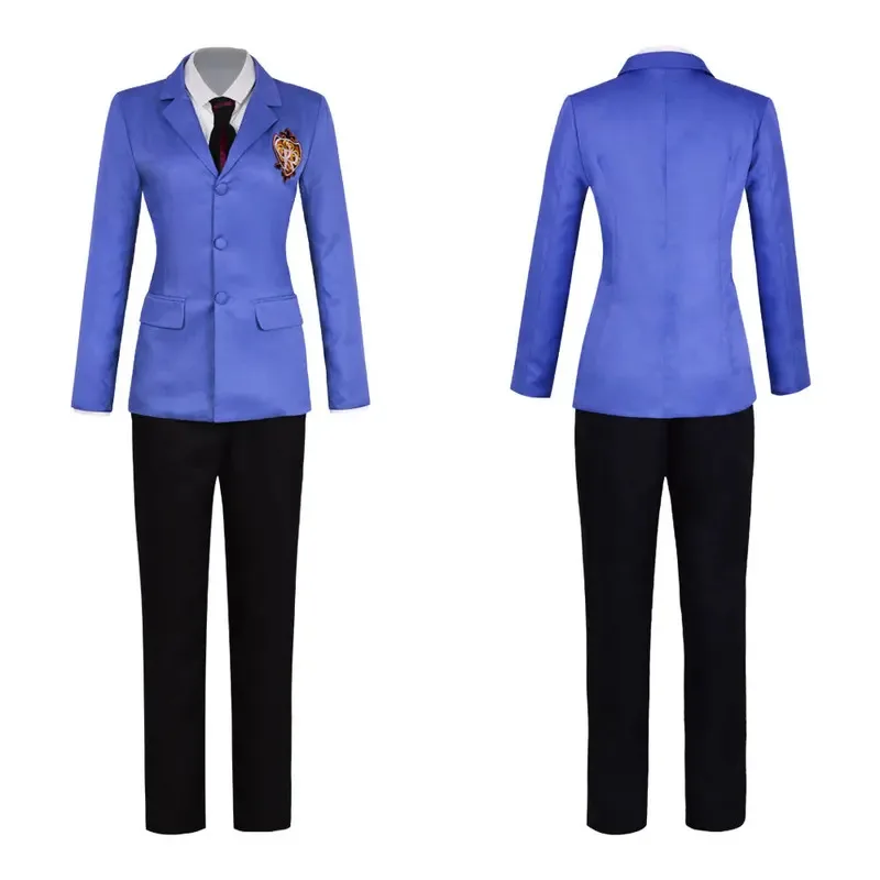 Ouran Host Club Anime Costume Fujioka Suou Tamaki King Cosplay High School Uniform Halloween Men Women Suit mb.3