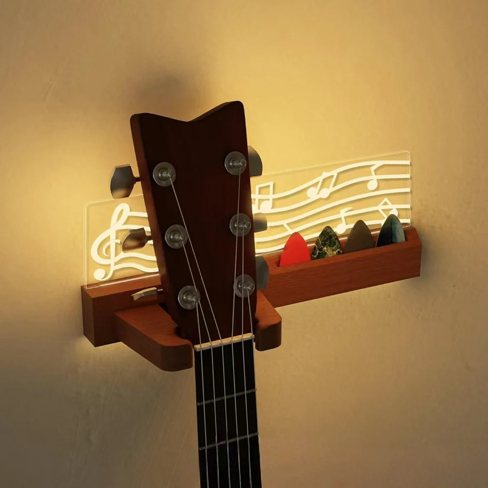 

XSXS-String Swing Guitar Wall Mount Wall Mount Wood Hanger Guitar Holder Hook For Wall Gifts For Musicians Music Lovers Guitaris