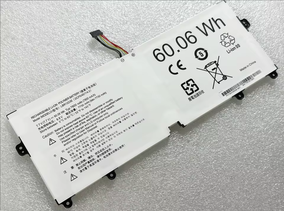 [이미지: LG 그램 부품 상세 비교]