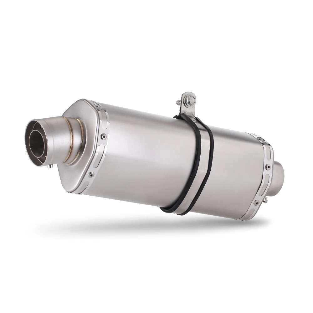

51mm Universal Motorcycle Accessories Exhaust Pipe Carbon Fiber Muffler with db killer T138 For Dirt Moto CRF300L F750GS