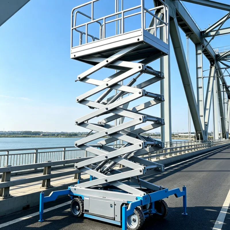 Customized Scissor Lift Platform Self Propelled Hydraulic Electric Portable Heavy Duty Adjustable High Capacity