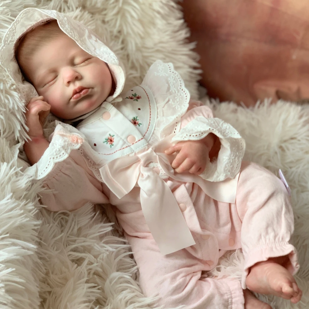 Cheap Realistic Mini Silicone Reborn Baby Doll Infant Girl Toy Kids Dolls