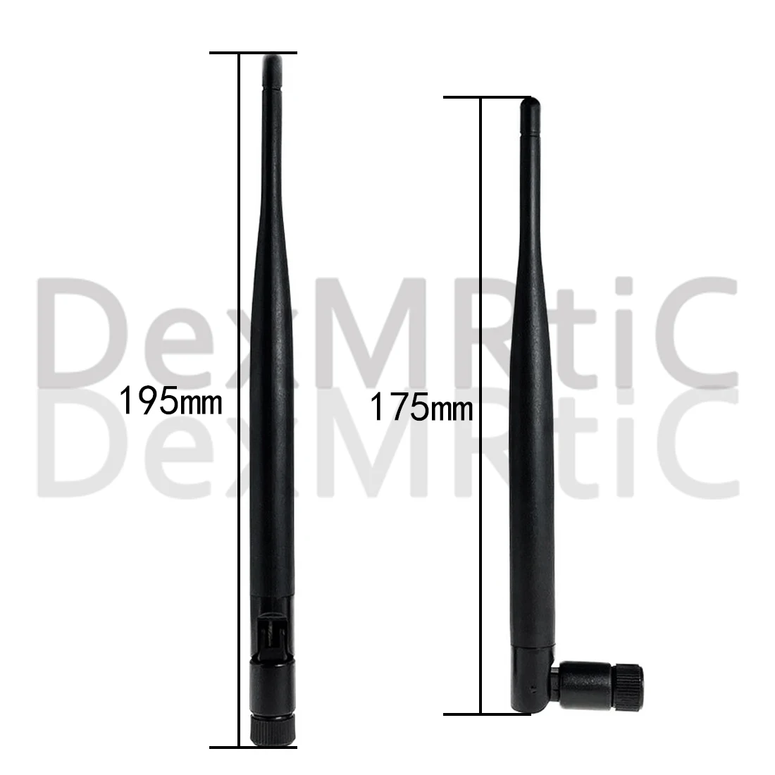 1pc 433Mhz 6dbi OMNI Antenne SMA Stecker 19cm Lange Drehbare Gebogen für Ham Radio Antenne Großhandel preis – Detail 6