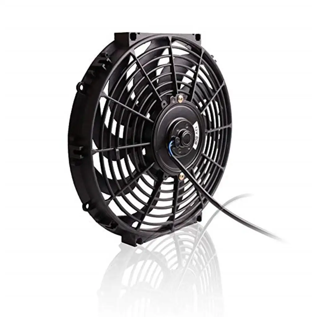 Universal Electric Engine Cooling Fan 14 Inch Plastic Car Radiator Cooling Device High CFM for Vehicle Cooling System