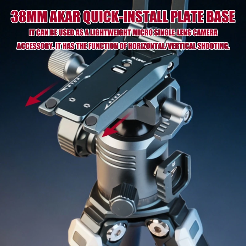 Strong Aluminum Phone Tripods Holder 1/4 for Outdoor & Live Streaming
