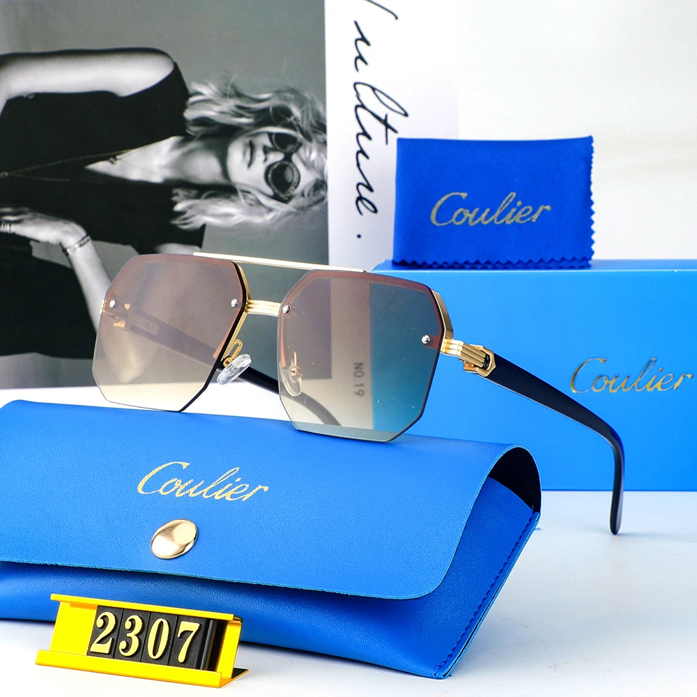Luxury Luxury Brand Fashion Frameless Men SunGlasses Classic Sunscreen Leisure Women Glasses Square High Quality Unisex Driving Shades - Aliexpress Deal