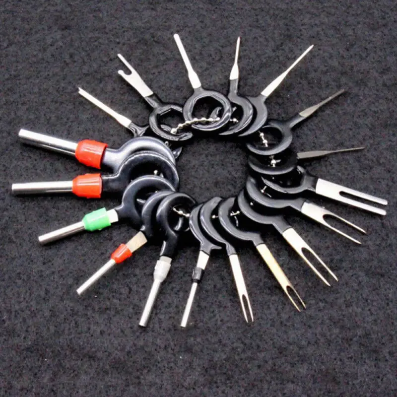 18Pcs Wire Terminal Removal Tool Car Electrical Wiring Crimp Connector