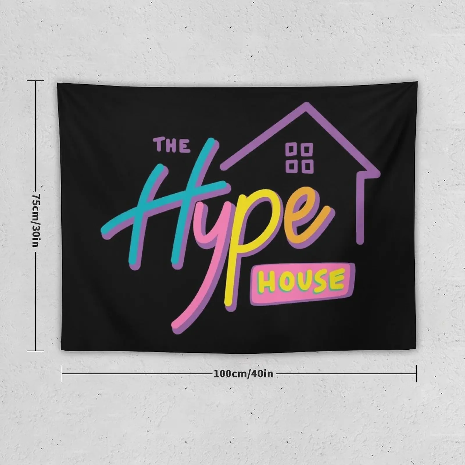 The Hype House Tapestry Wall Decor Bedroom Organization And Decoration Tapestry