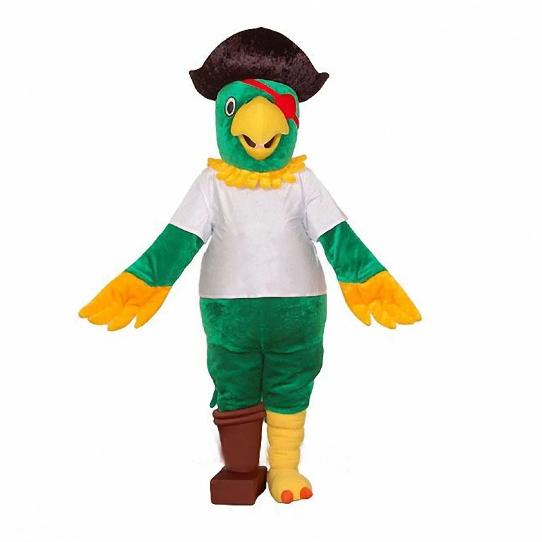 

Pirate Parrot Mascot Costume Custom Sale Pirate Theme Anime Cartoon Fancy Dress for School Holiday Cosplay Carnival Party Games