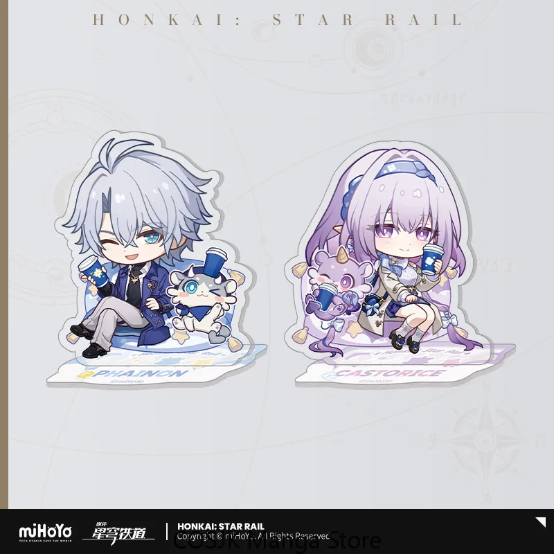 Figura Acrílica Móvil de Anime Honkai Star Rail Epieikeia Neikos, Adorno para Mesa de Juego, Personaje Coleccionable, Regalo
