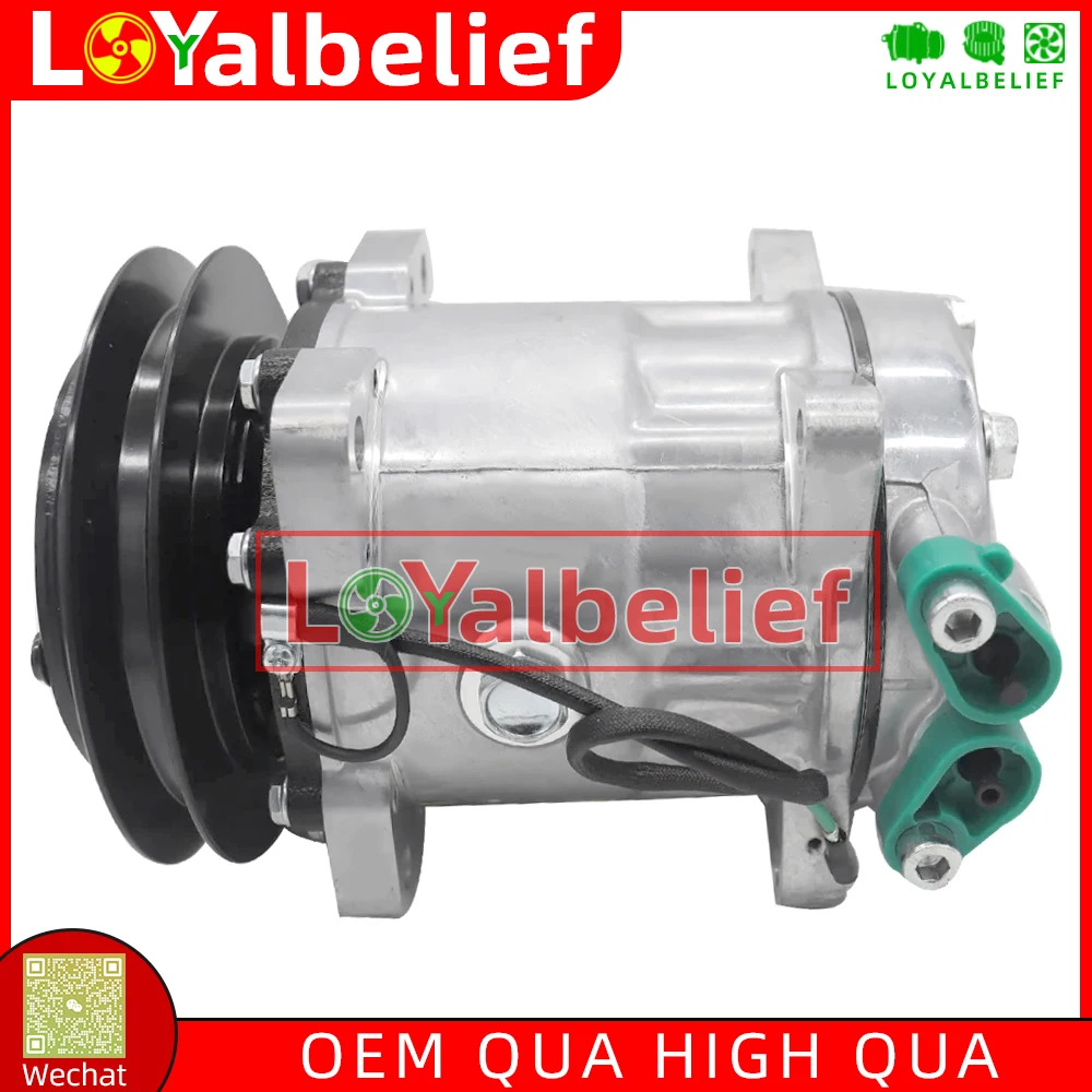 SD7H15 Air Conditioning AC Compressor For Mitsubishi Kobelco Kato Komatus Fuso 7120-8019 71208019