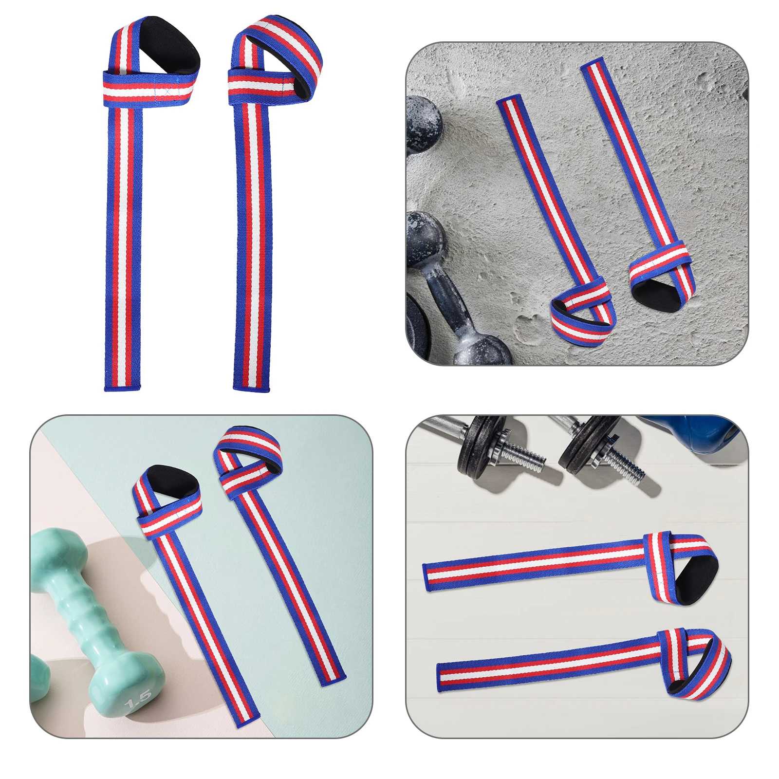 

1Pair Lifting Wrist Straps Highperformance Workout Gear for Dumbbell Deadlifts Comfortable Fit Longlasting Nylon Material