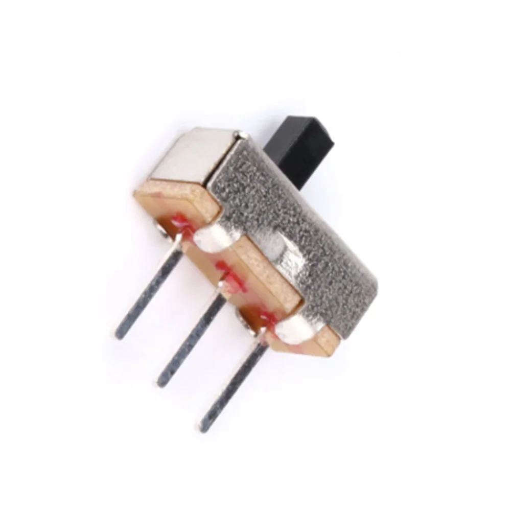 20 Pz SS12D00 Interruttore on-off Mini Interruttore A Scorrimento 3pin 1P2T 2 Posizione Interruttore A Levetta di Alta Qualità Lunghezza Della Maniglia: 3 MM/4 MM/5 MM