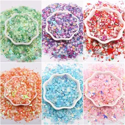 20g/50gMixed Rainbow Colors Luminous Polymer Clay And Sequins Night Clay Slices for Toys  Decoration DIY Nail Art Accessories