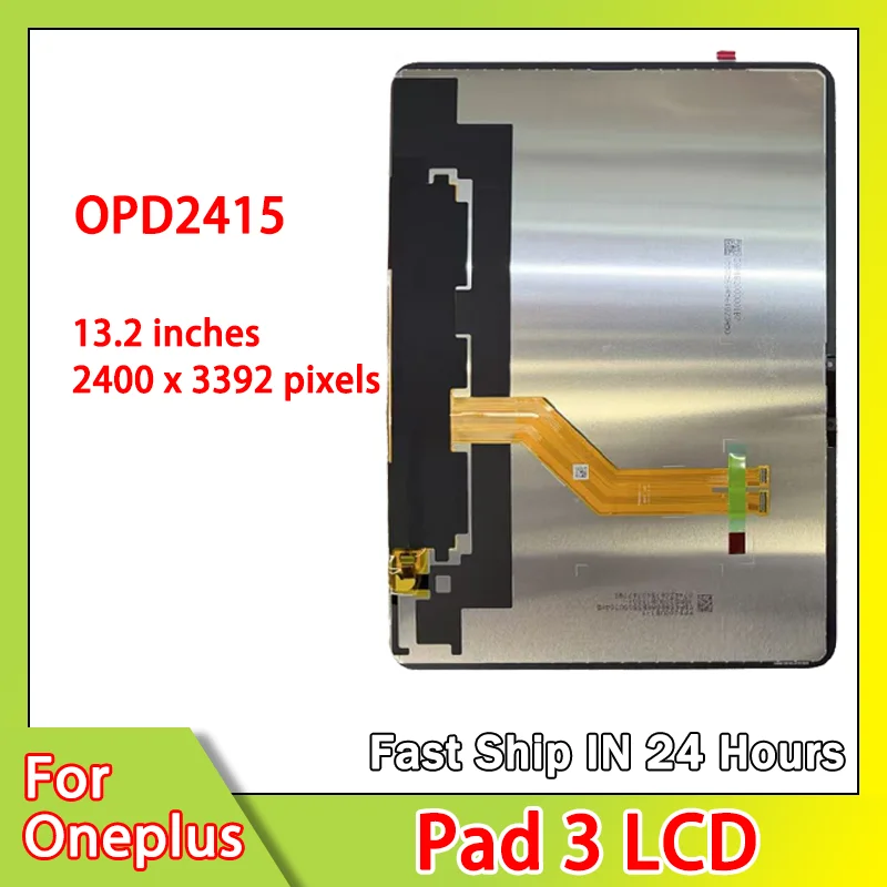 13.2“inch for 1+ Pad 3 Display For Oneplus Pad 3 LCD OPD2415 Display Touch Screen Digitizer Glass Assembly Repair Parts
