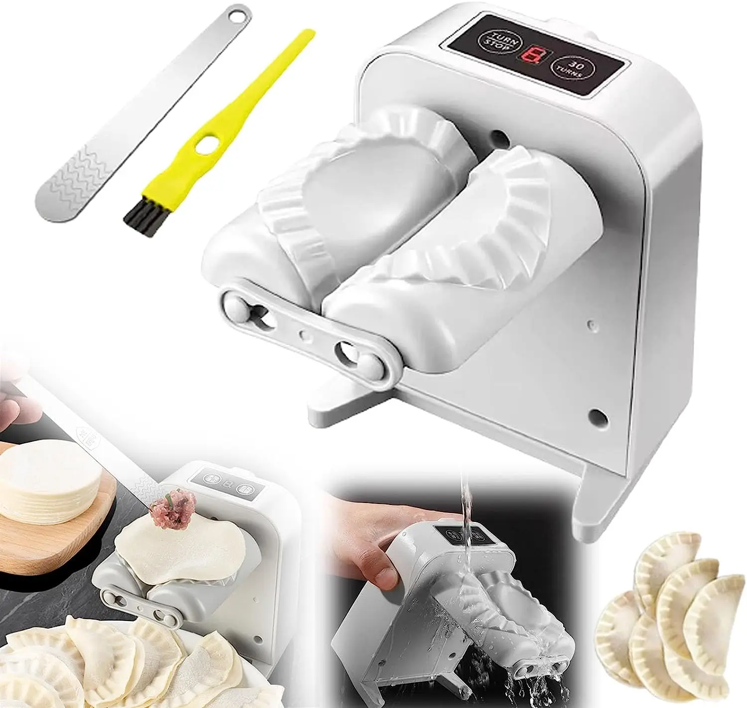 

Electric Dumpling Maker Machine Household Pressing Maker Mould Automatic Pasty Mold Dumpling Mould Dumpling Skin Maker Pie Maker