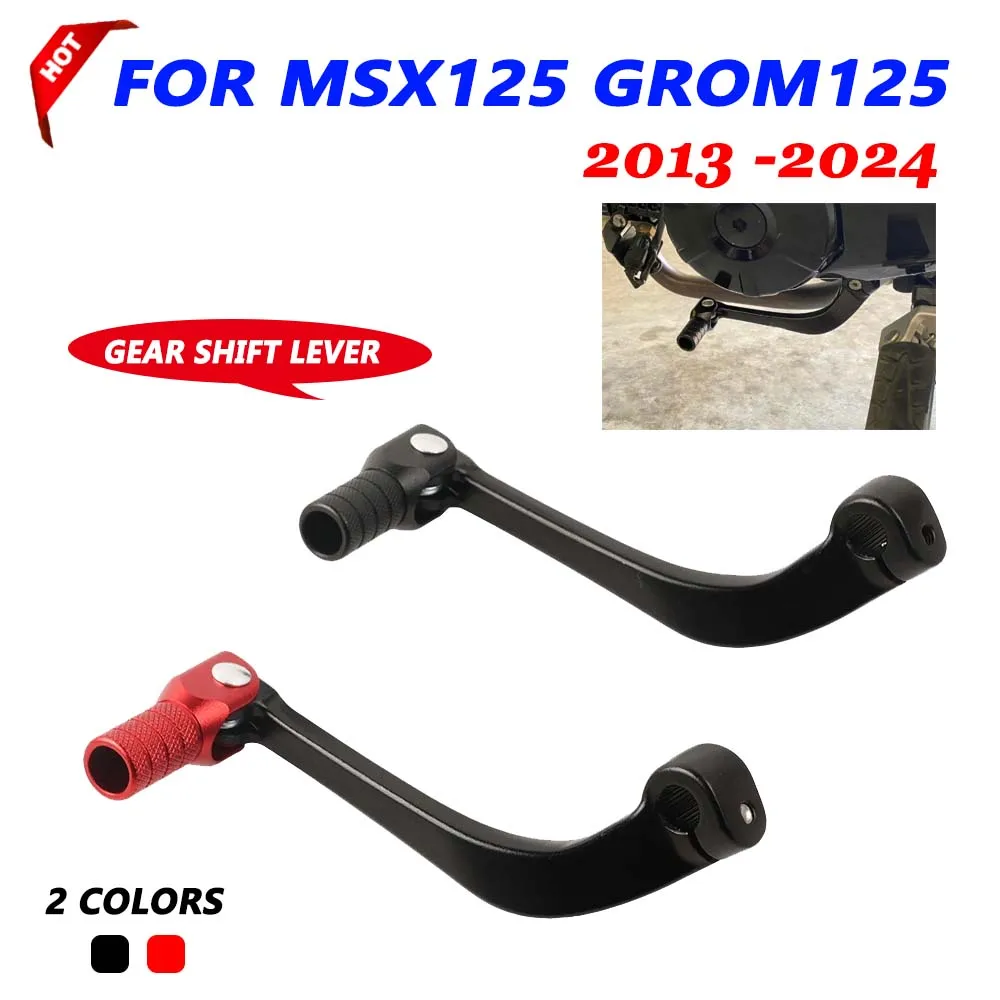 

Dirt Bike For HONDA MSX125 GROM125 MSX 125 GROM 125 2024 Motorcycle Accessories CNC Folding Gear Shifter Shift Pedal Lever Pad