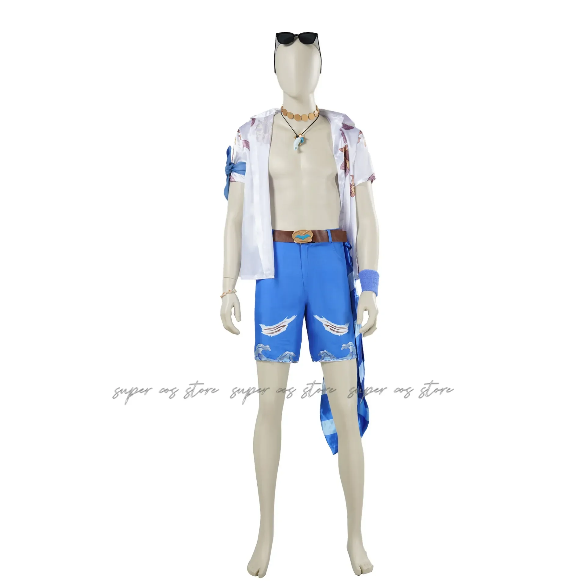 Game Identity V Norton Campbell Wig Prospector Cosplay Midsummer Fashion Clothing Suit Costume Halloween Party Outfit  for Man