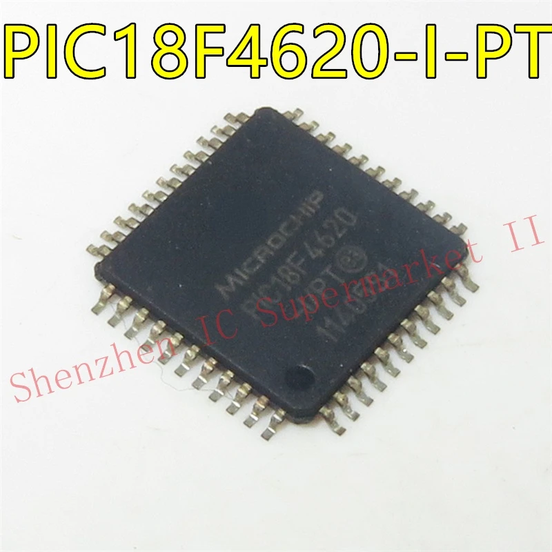 1pcs/lot PIC18F4620-I/PT PIC18F4620 -I/PT TQFP-44 In Stock