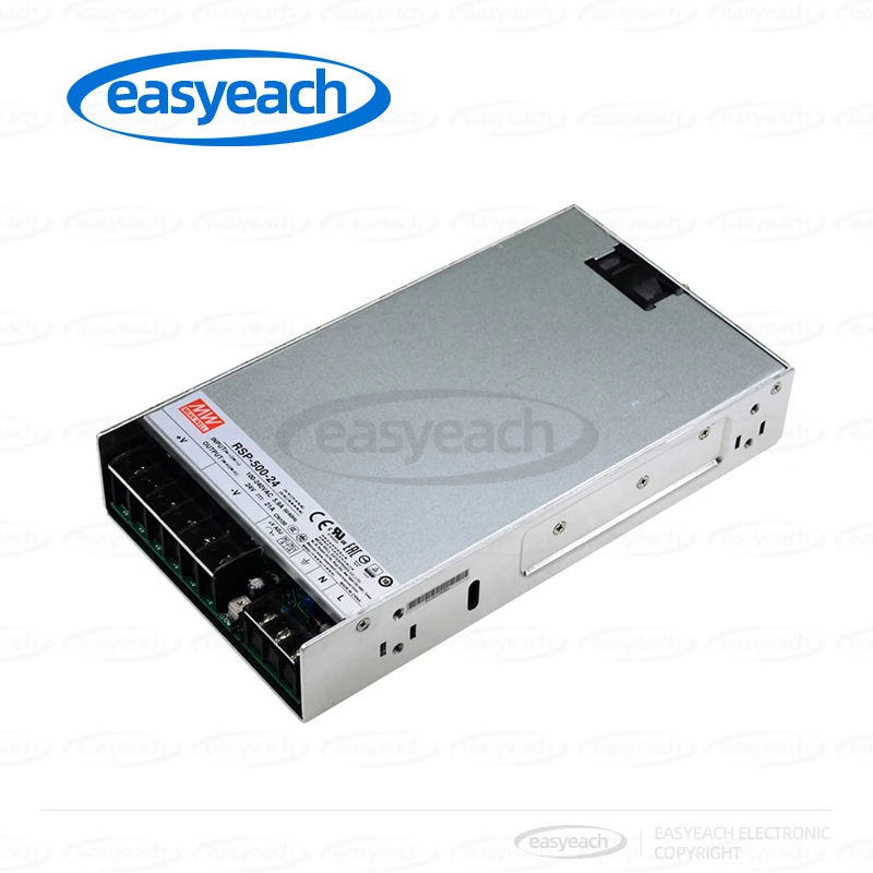 MEAN WELL RSP-500-12 AC-to-DC switching power supply is about 500W including PFC 12V41.7A power supply.