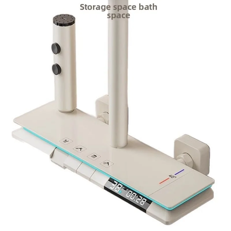 Thermostatic Shower Set Home Bathroom Piano Key Rain Shower Head Shower Head Sets Bathroom Shower Head Sets Copper Shower Set - view 6