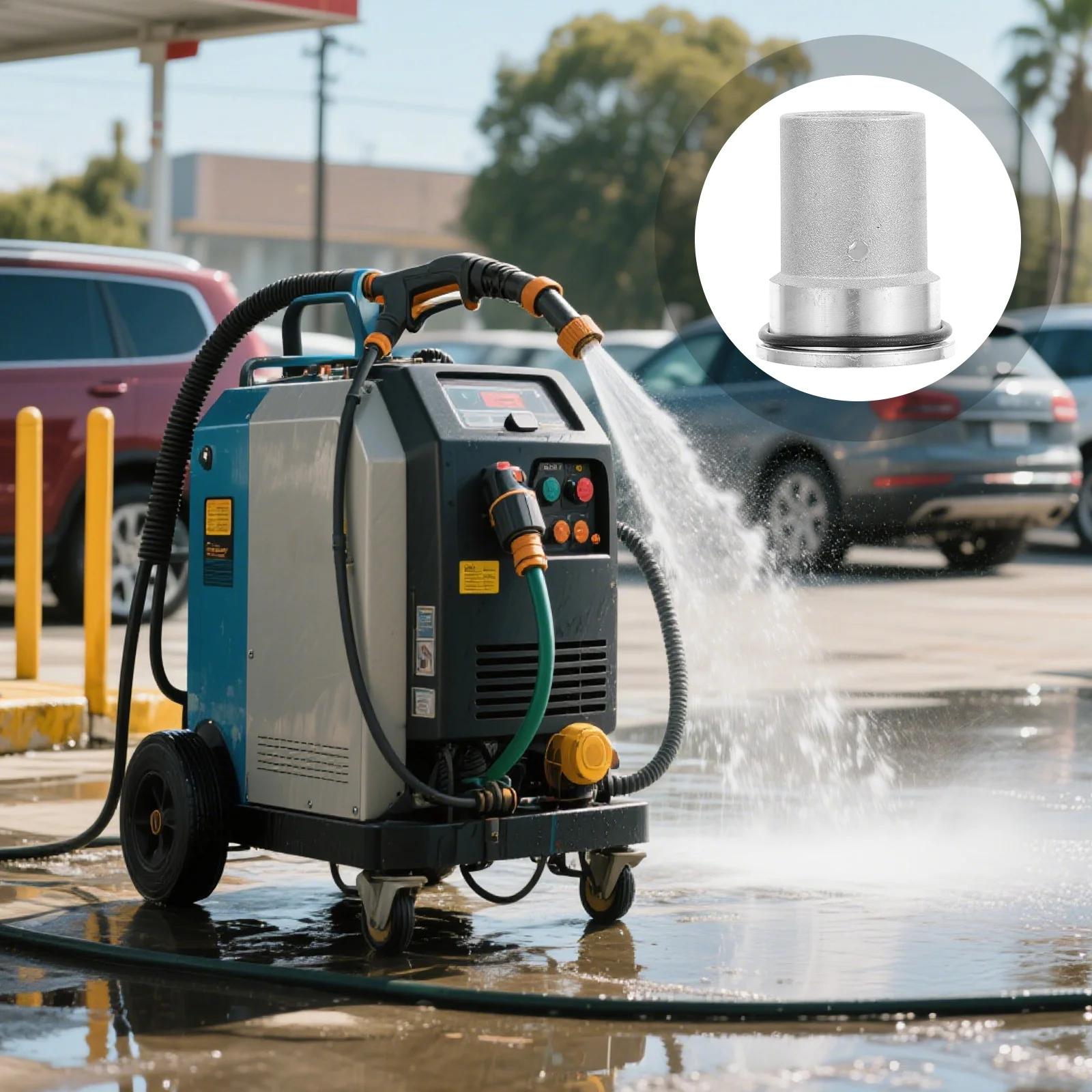 บุชชิ่งเครื่องฉีดน้ำแรงดันสูงแบบโลหะ 3 ชิ้น ทนทาน เชื่อถือได้ รองรับแรงดันสูง ติดตั้งง่าย อะไหล่ทดแทน อุปกรณ์เสริม