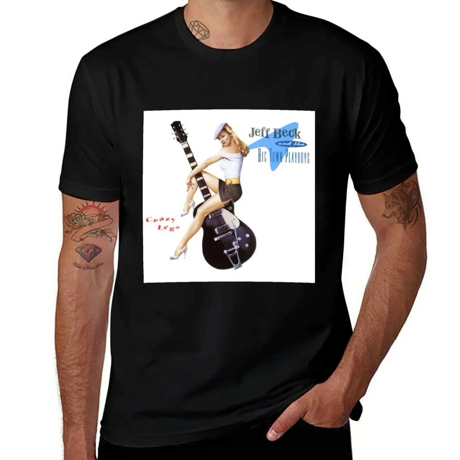 

Jeff beck Crazy legs T-Shirt t shirt for man 100 percent cotton t shirt men 100% cotton luxury brand T-Shirt
