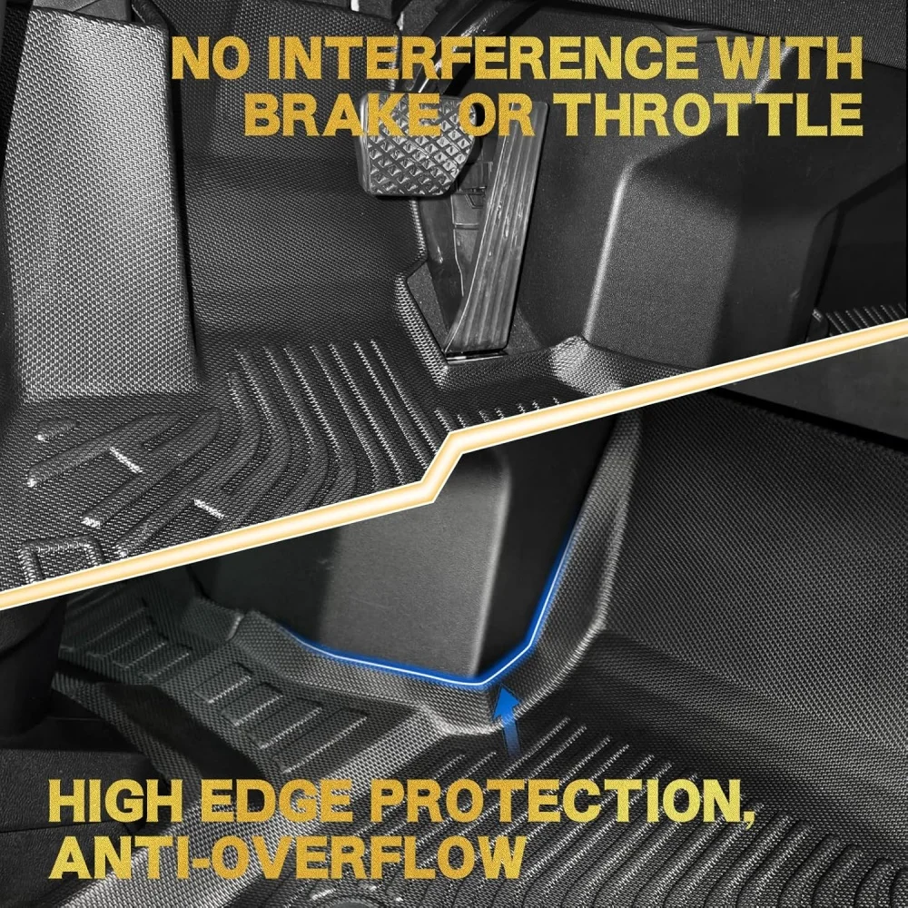 Vloermatten voor Hyundai Ioniq 6 2025 2024 2023 All-Weather Bescherming TPE Rubber Vloervoeringen & Kofferbakmat Cargo Liner Accessoires