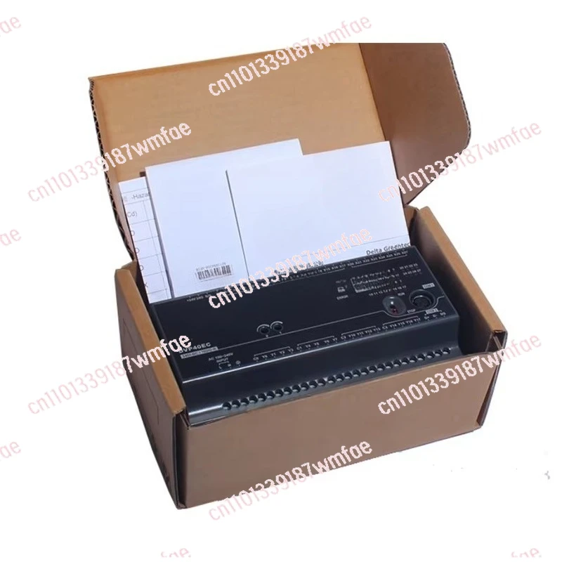DVP14EC00T3 PLC controlled 14-point system with 8 DI 6 DO transistor outputs and 100 to 240V AC power supply